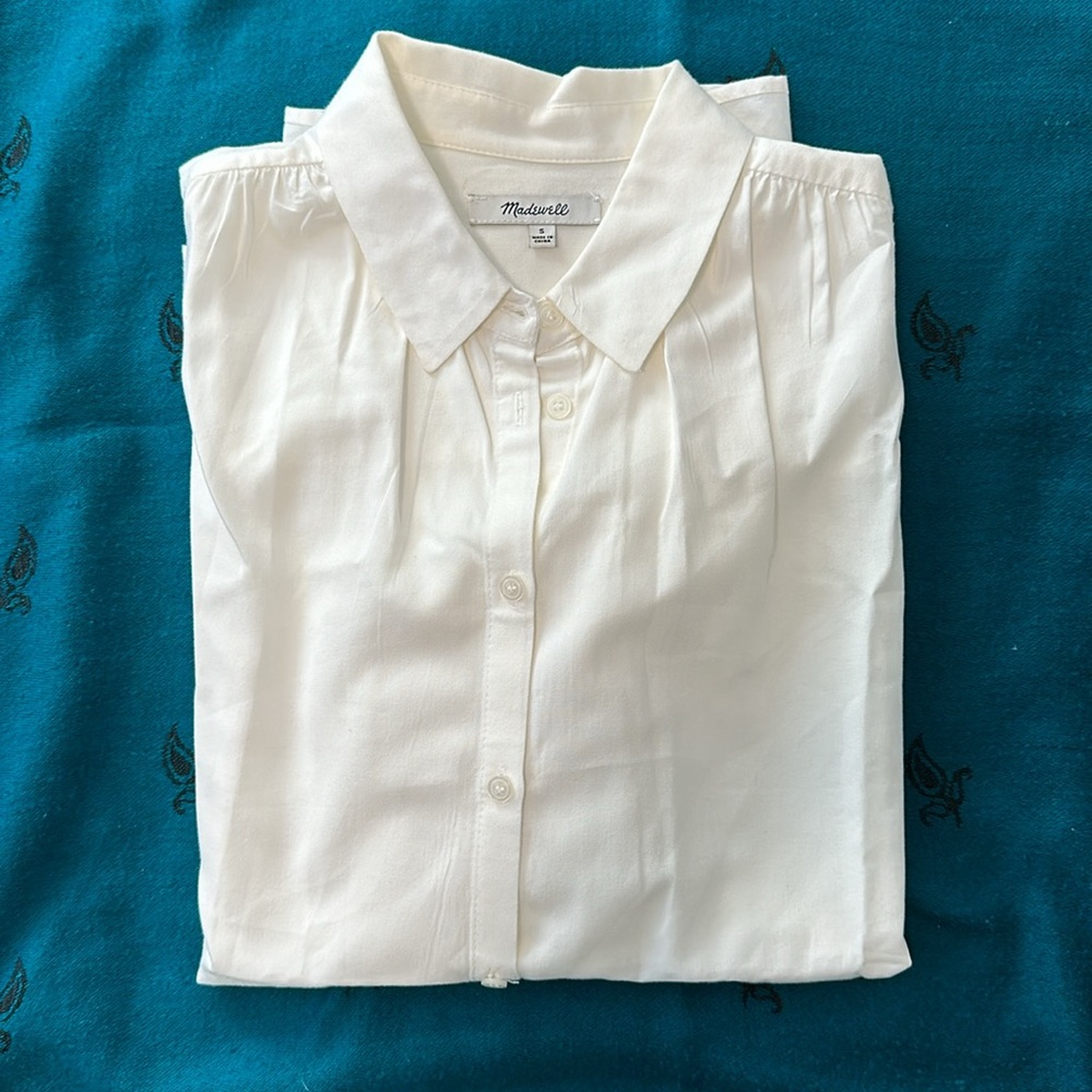 Madewell white button down